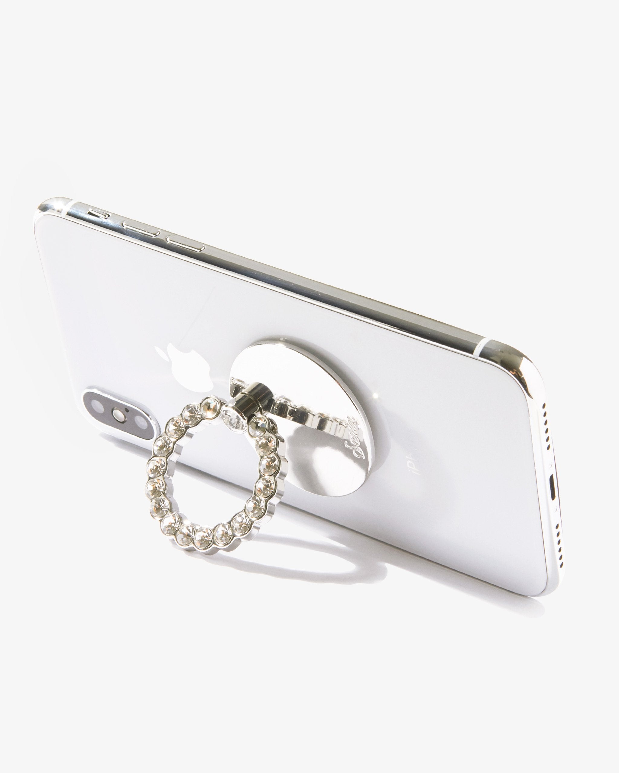 Embellished Rhinestone Ring, Silver Phone rings