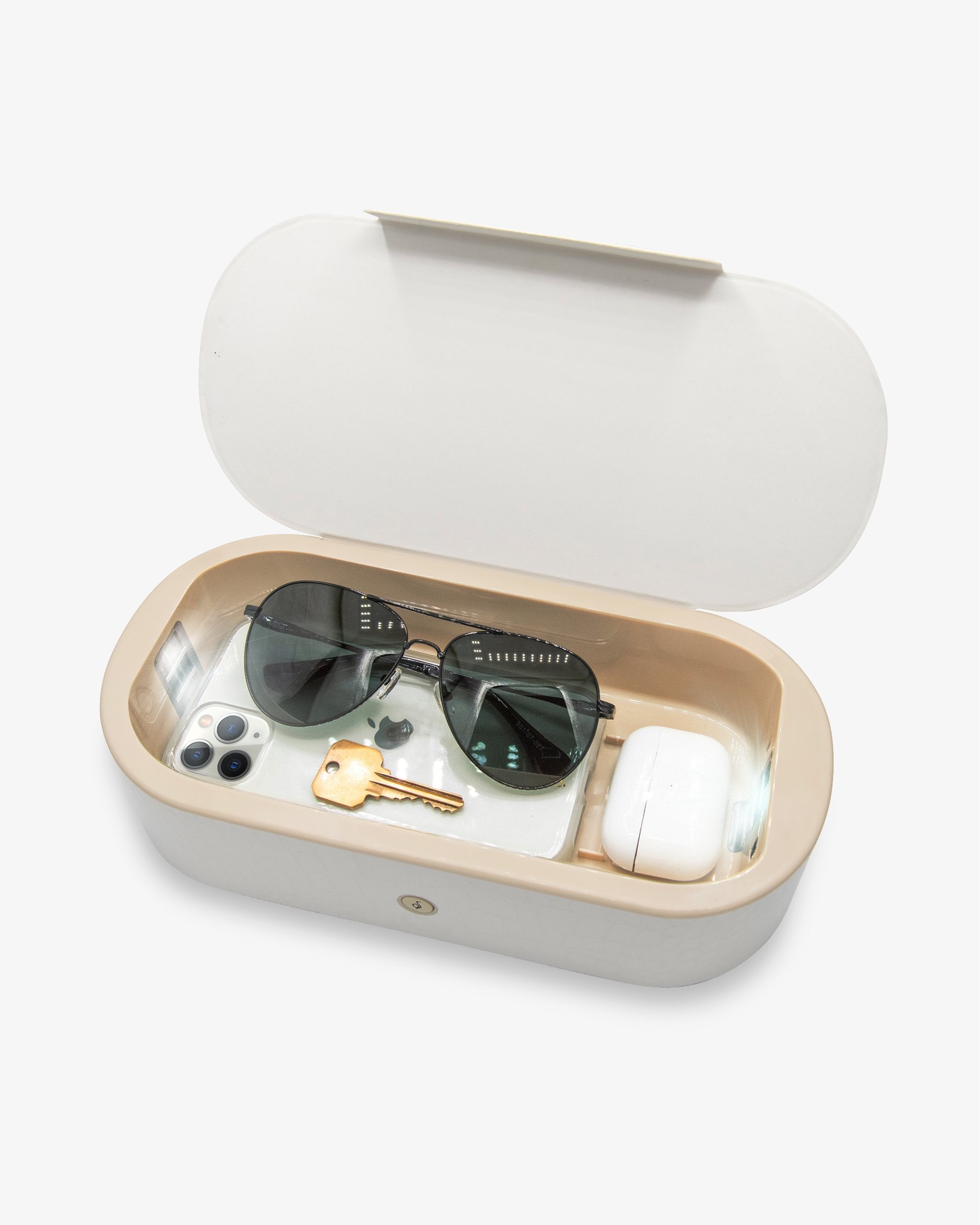 Beyond UV+O3 Sanitizing Box- White Croc Essentials